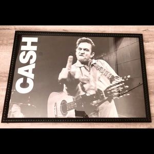 Johnny Cash Middle Finger Painting